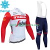 Maillot Cyclisme Hiver + Collant à Bretelles Trek Segafredo 2023 N001